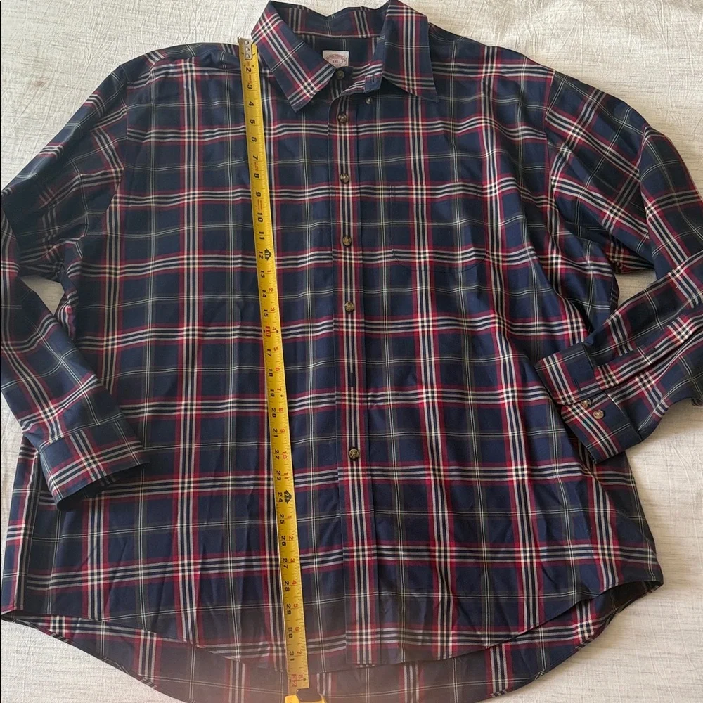 Brooks Brothers Blue and Red Checkered Shirt